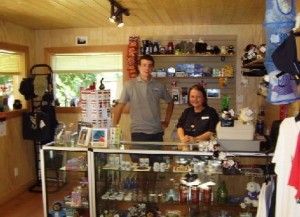 Gail & Pat at Welcome Centre